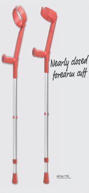 Rebotec Safe In Flip Cuff Crutches